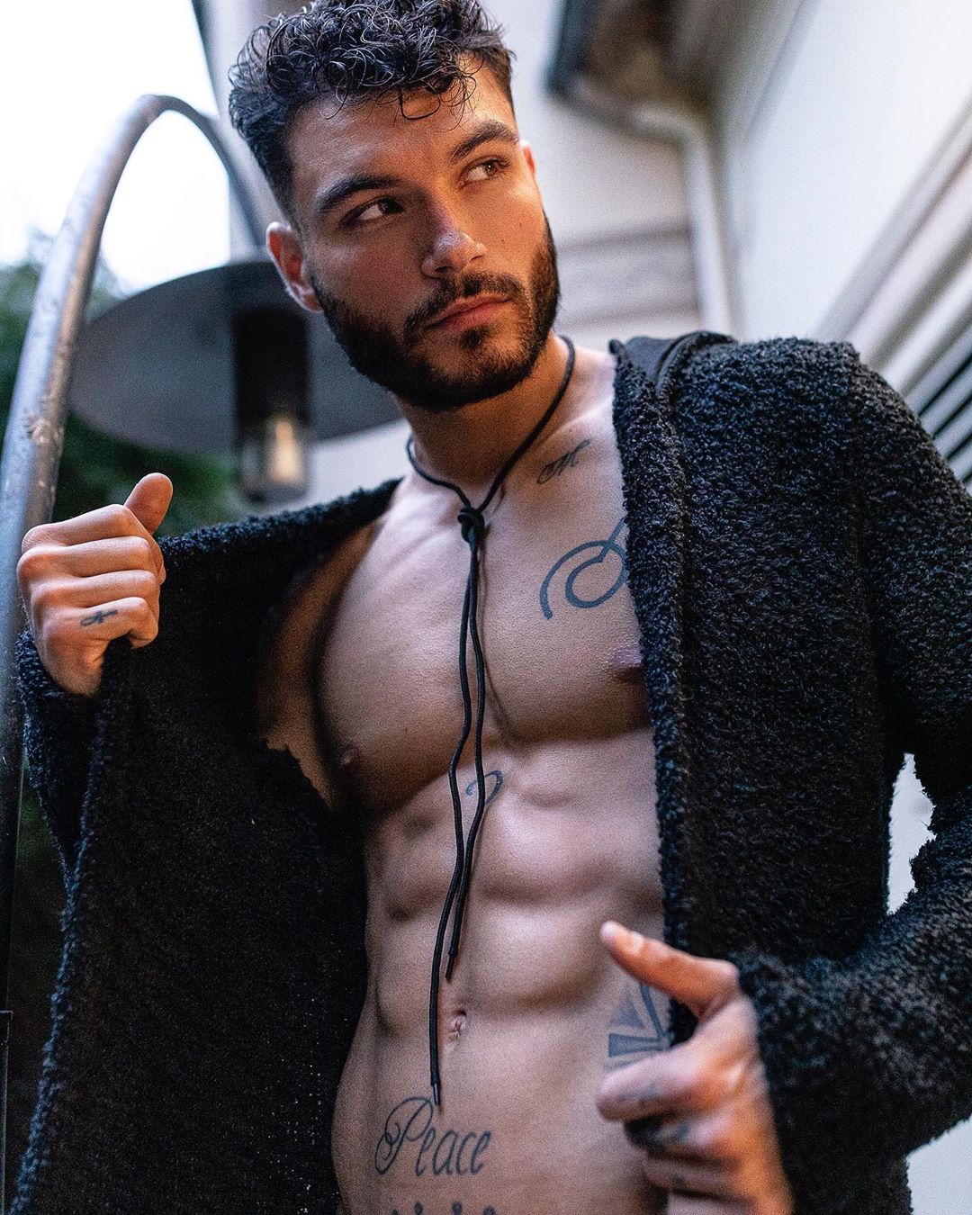 Dylan G on X: Curly dark vibes male model men french france sexy beauty sport training fitness enjoy mood lifestyle inkboy tattoomodel style art danslalegende black life goodvibes peace king stylist