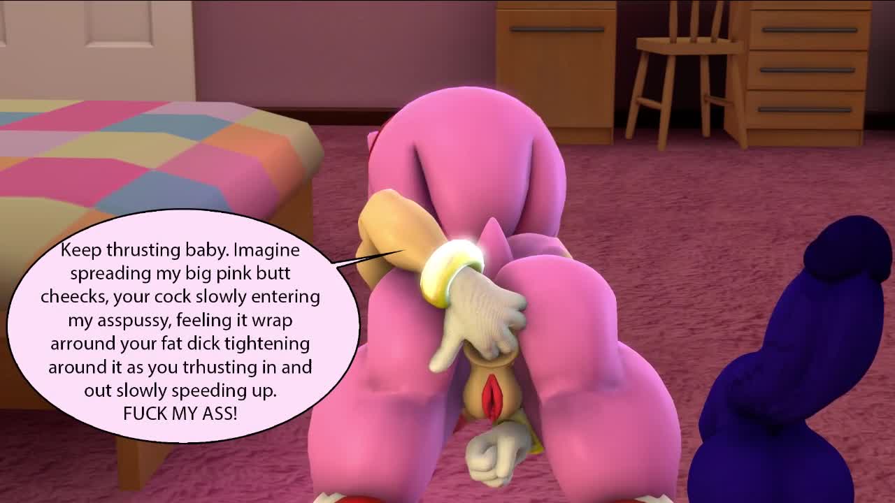 Sega Amy Rose Anal Fingering 3d