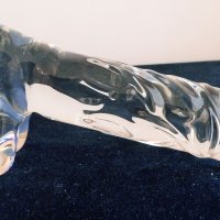 Icicles No. 40 Realistic Clear Glass Dildo