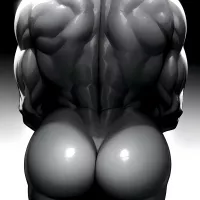 Big Boobs Naked Girl Muscular Big Muscles Huge Muscles Strong Arms Behind Back Looking At The Viewer Facing The Viewer 19577963