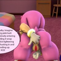 Sega Amy Rose Anal Fingering 3d